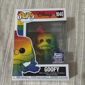 Funko Pop Disney Goofy Exclusive Rainbow Vinyl